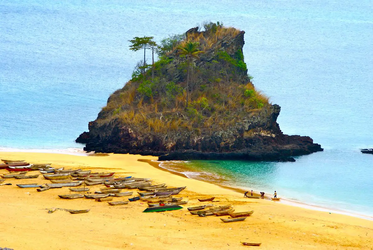 Cliff on Annobon Island